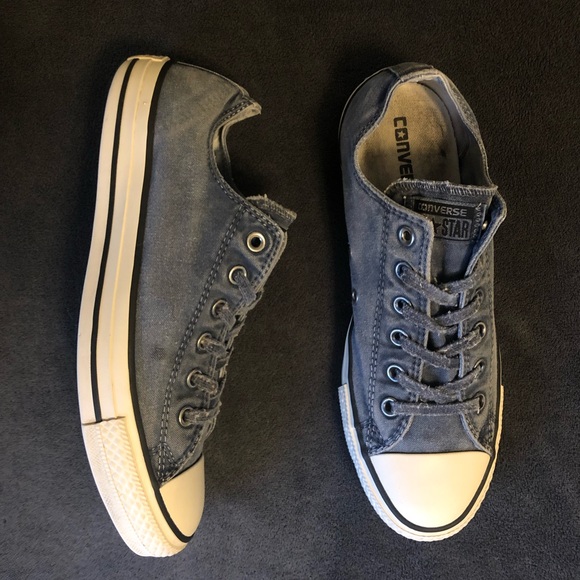 blue jean converse shoes